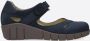 Wolky Bandschoenen Charlotte blauw zomer nubuck - Thumbnail 2