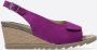 Wolky Sandalen Murcia fuchsia suede - Thumbnail 2