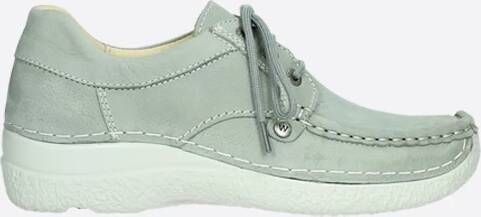 Wolky Veterschoenen Seamy Up licht grijs nubuck