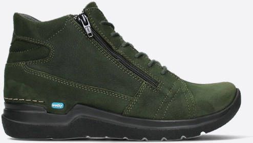 Wolky Why forest groen nubuck