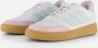 Adidas Sportswear Courtblock sneakers wit lichroze gum Imitatieleer 35 1 2 - Thumbnail 2