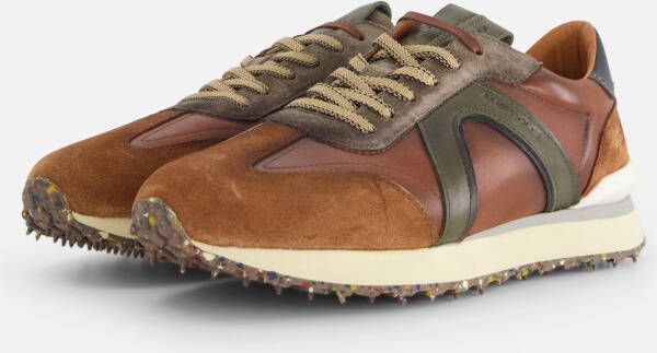 Ambitious Rhome Sneakers cognac Leer