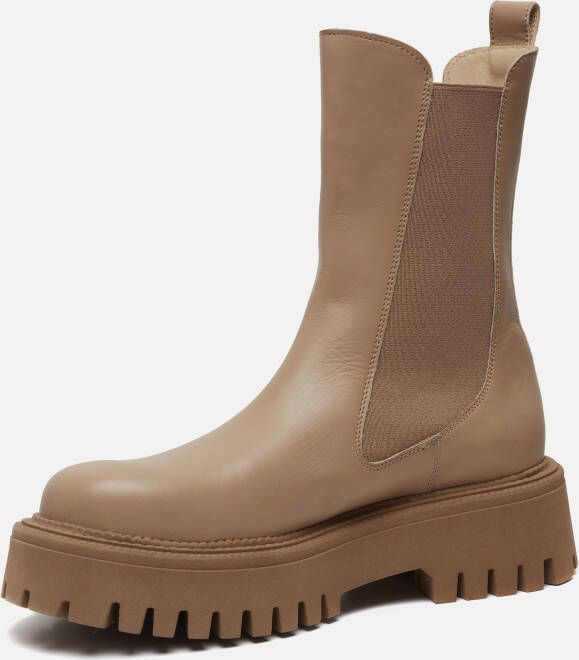 Ann Rocks Chelsea boots beige Leer 182617 Dames