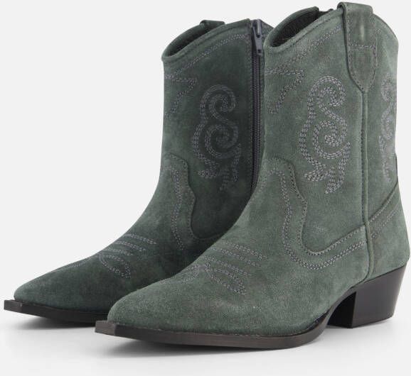 Ann Rocks Cowboylaarzen blauw Suede