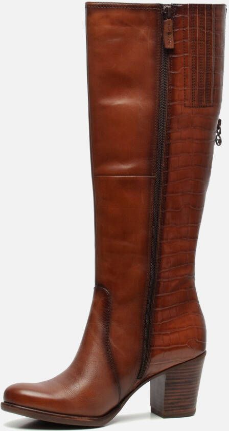 Ann Rocks overknee stretch boot zwart