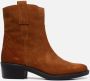 AQA Shoes A8496 Volwassenen Cowboylaarzen Cognac - Thumbnail 1