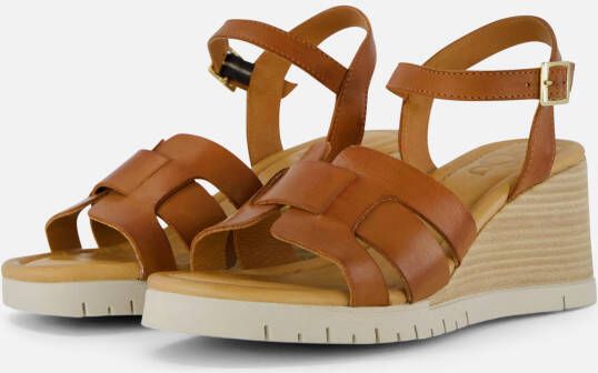 AQA Shoes A8585 Volwassenen Sandalen met hak Cognac