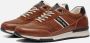 Australian Bruine Leren Sneakers met Comfortabele Pasvorm Brown Heren - Thumbnail 4