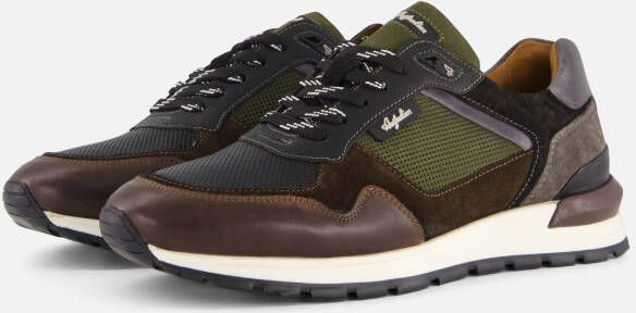 Australian Novecento Sneakers groen Nubuck