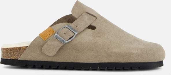 Basicz Instappers taupe Suede