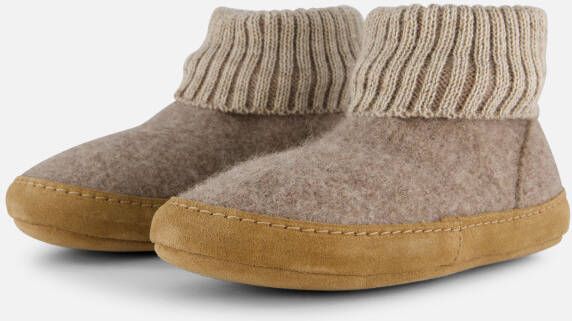 Bergstein Cozy Lux Pantoffels beige Textiel