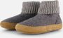 Bergstein Cozy Lux Pantoffels Sloffen Kids Grijs - Thumbnail 4