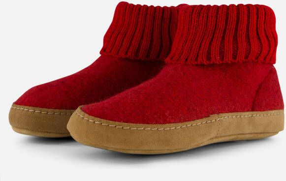 Bergstein cozy lux pantoffels rood