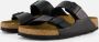 Birkenstock Arizona Lizard Slippers zwart - Thumbnail 1