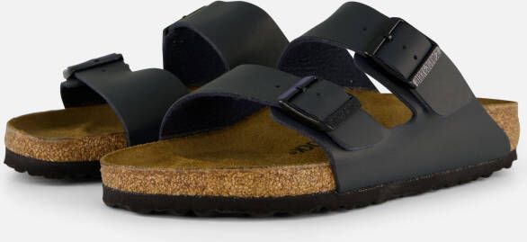 Birkenstock Arizona Slippers blauw Imitatieleer