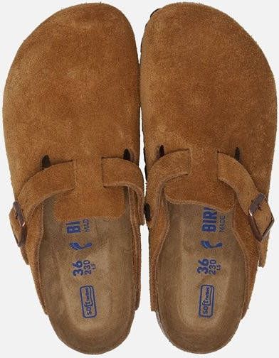 Birkenstock Boston Soft instappers cognac