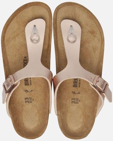 Birkenstock Gizeh Electric Metallic slippers roze