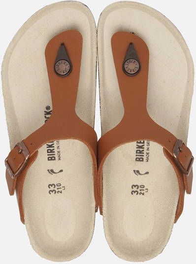 Birkenstock Gizeh Birkoflor slippers cognac