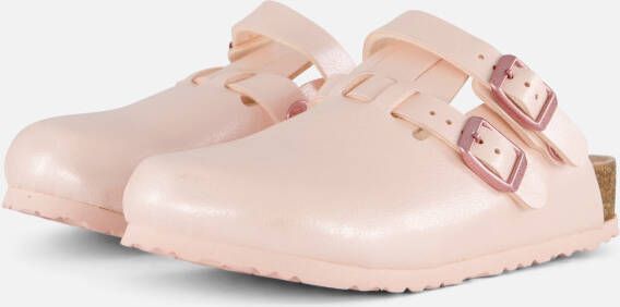 Birkenstock Kay Kids instapper met metallic finish