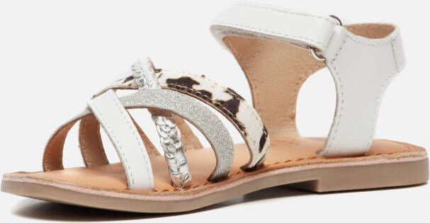 Birkenstock Kay Kids instapper met metallic finish