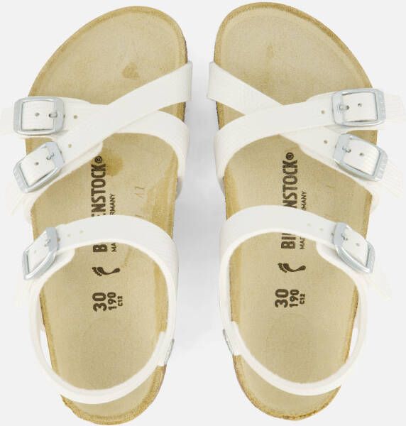 Birkenstock Kumba Kids Sandalen wit Leer