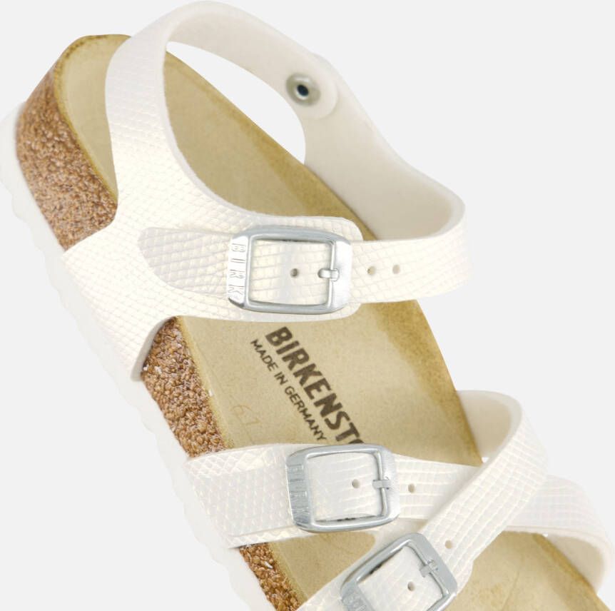 Birkenstock Kumba Kids Sandalen wit Leer