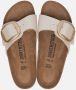 Birkenstock Madrid Essentials Eva Sliders Dames Wit Dames - Thumbnail 2