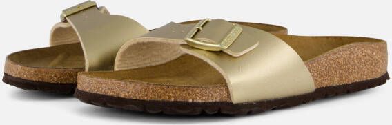 Birkenstock Madrid Slippers goud Synthetisch