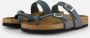 Birkenstock Madrid Slippers blauw Imitatieleer - Thumbnail 6