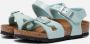 Birkenstock Rio Kids Sandalen blauw Lak - Thumbnail 1