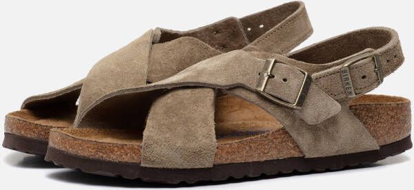 Birkenstock Tulum Sandalen taupe Suede