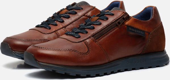 Bugatti Cirino Sneakers cognac Leer