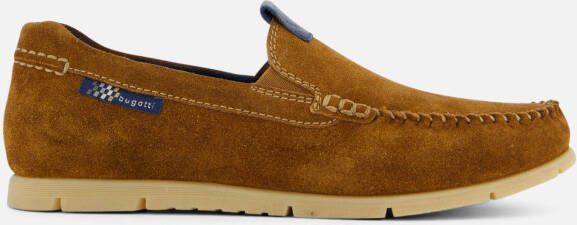 Bugatti Clipperton Instappers cognac Suede