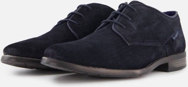 Bugatti Licio Eco Veterschoenen blauw Suede Heren