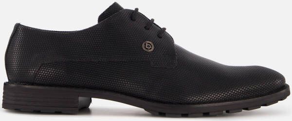 Bugatti Veterschoenen Mano zwart Textiel