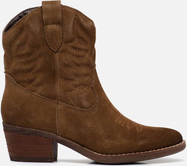 Cellini Cowboylaarzen cognac Suede