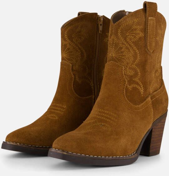 Cellini Cowboylaarzen cognac Suede