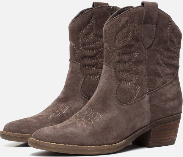 Cellini Cowboylaarzen taupe Suede