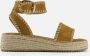 Cellini Espadrilles bruin Textiel - Thumbnail 7