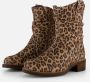 Cellini Leopard Plooi Enkellaarsjes bruin Leer - Thumbnail 1