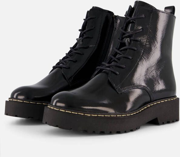 Cellini veterboots zwart lak