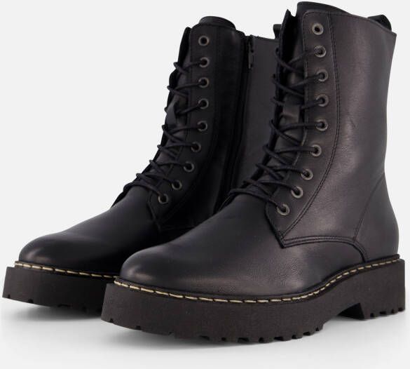 Cellini Veterboots zwart Leer