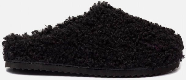 Colors of California Fluffy pantoffels zwart Dames