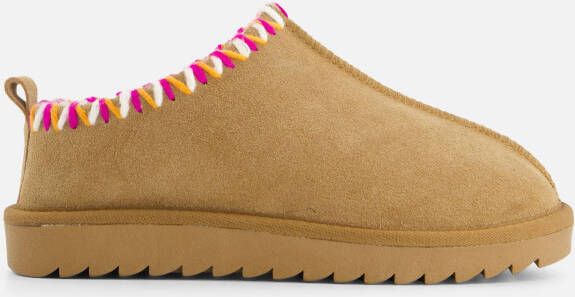 Colors of California pantoffels cognac Suede