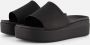 Crocs Brooklyn Platform Slide 208728-001 Vrouwen Zwart Slippers - Thumbnail 2