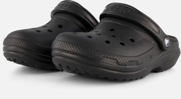 Crocs Pantoffels Classic Lined Clog tuin schoen slippers klomp met knuffelig nepleer