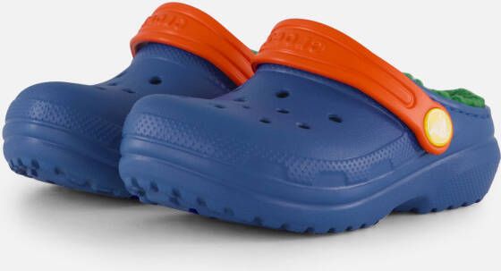 Crocs Kid's Classic Lined Clog Pantoffels maat C13 blauw