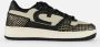 Cruyff Campo Low Lux black cream Zwart Leer Lage sneakers Dames - Thumbnail 1