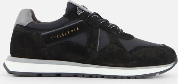 Cycleur de Luxe Cycleur de Lux Basculer Sneakers zwart suede