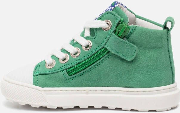 Develab babyschoenen groen Nubuck